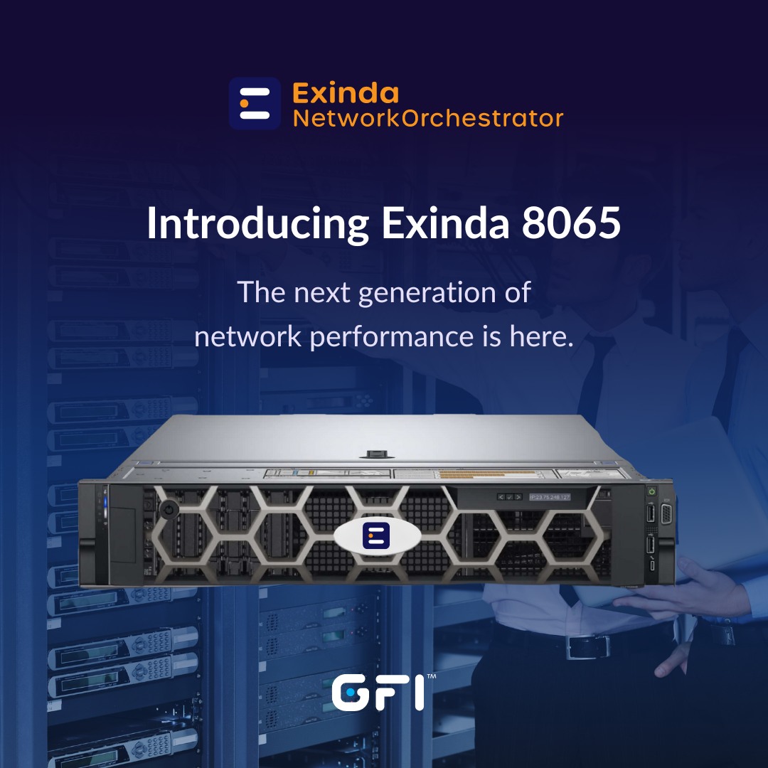 image GFI Software uvádí zařízení Exinda 8065 pro efektivní síťový provoz